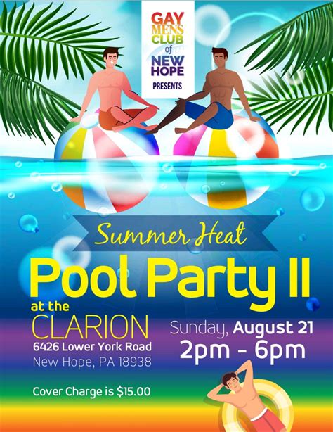Summer Heat Pool Party Ii Phillygaycalendar