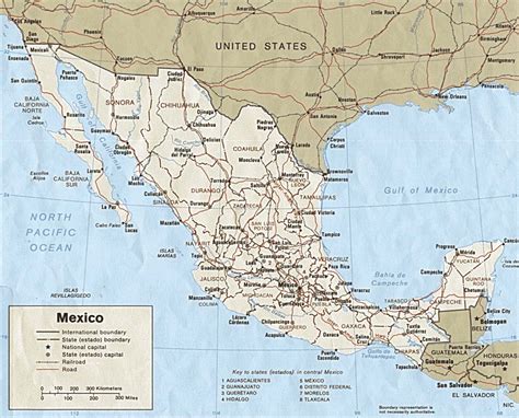 Mapa De Mexico Mapas México