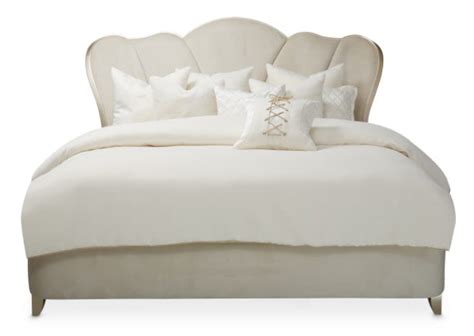 Villa Cherie Caramel Upholstered King Bed Mjm Furniture
