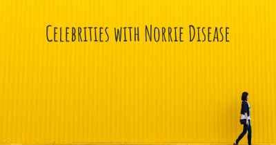Последние твиты от norrie disease uk (@norriediseaseuk). What is the life expectancy of someone with Norrie Disease?