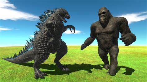 Godzilla 2021 Vs Kong Animal Revolt Battle Simulator Youtube