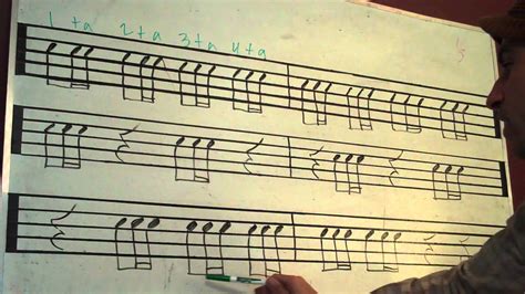 Counting Rhythms8th 16th Note Video 1 Of 4 Youtube