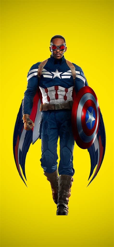 1242x2688 Falcon As Captain America Art Iphone Xs Max Wallpaper Hd Tv