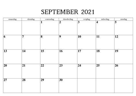 September 2021 Kalender Zum The Beste Kalender