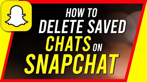 how to delete a chat on snapchat youtube