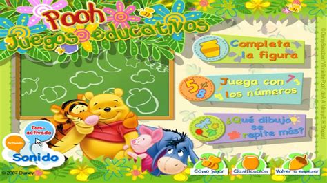 Gratis y divertidos ✅ entra para jugar. Pooh Juegos Educativos - Playhouse Disney Juegos - Niño en edad Preescolar | niños juegos online ...