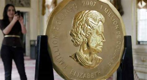 ألمانيا سرقة عملة ذهبية وزنها 1633 1632 1632 كيلو مدار الساعة
