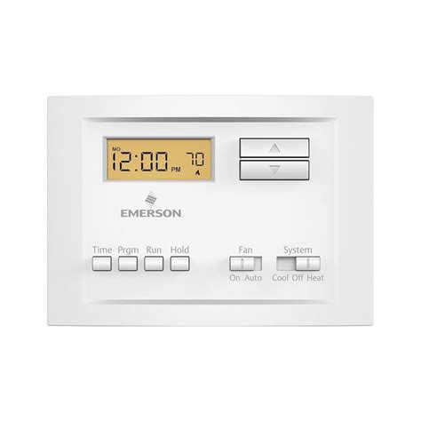 Emerson Single Stage 5 2 Day Programmable Thermostat