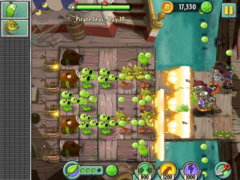 Plants Vs Zombies 2 Gameplay Pirate Ship By Activeaaron On