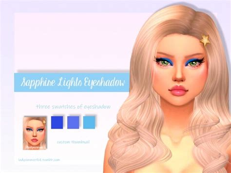 Sapphire Lights Eyeshadow By Ladysimmer94 At Tsr Sims 4 Updates