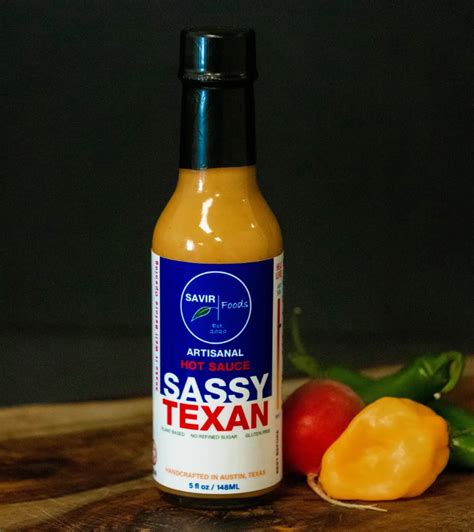 Hot Sauce Sassy Texan Savir Foods Heat Level 7 Chili Punk Berlin