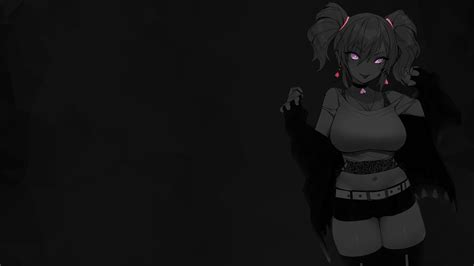 Anime Girls Anime Monochrome Selective Coloring Coco Kaine Hololive