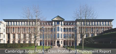 Cambridge Judge Business School Mba Program Class Profile Mba