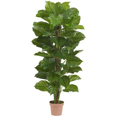 Nearly Natural Real Touch 63 In Artificial H Green Large Leaf