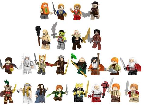 The Hobbit Lord Of The Rings Movie Character Minifigures Lego