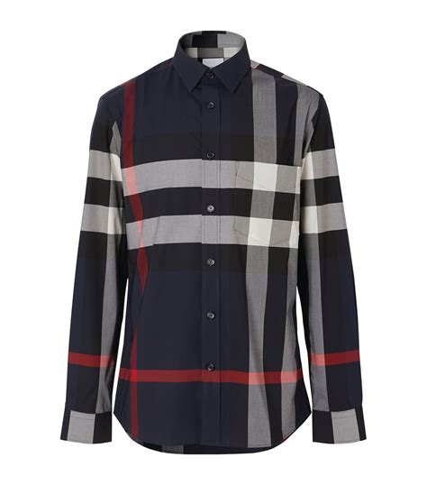 Burberry Slim Fit Stretch Poplin Shirt Harrods Hk