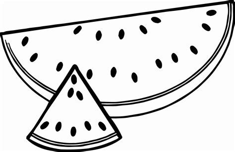 Printable Watermelon Coloring Page You Wont Find These Cute Designs