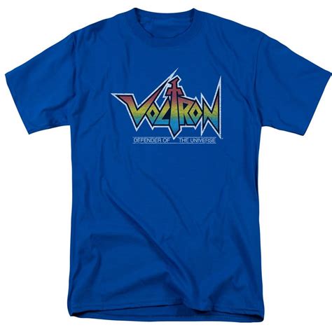 Voltron Logo Blue Mens T Shirt