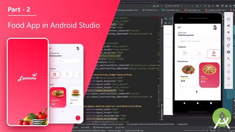 Food App Development In Android Studio Part 2 Youtube