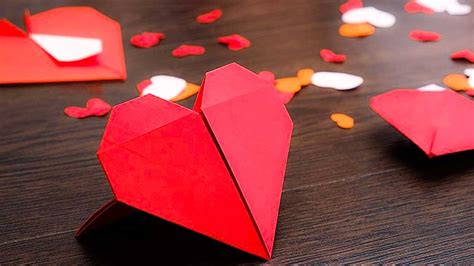 How To Make Love Valentines T Origami Heart For Valentines Day