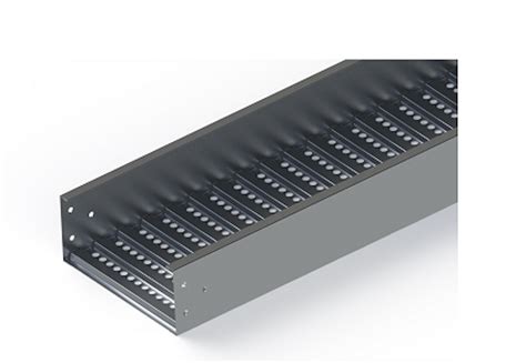 Prefab Metal Cable Tray Features Ventilated Or Solid Bottoms Cabling