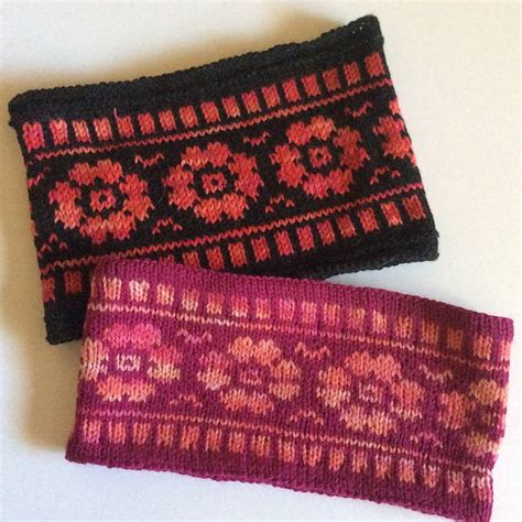 In shades of navy, ivory, taupe and sand, this rug brings extra life and excitement. Floral Fair-Isle Headband pattern by Joan McGowan-Michael ...