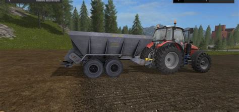 Fs17 Wilson Belly Dump Tag Axle 50 Grain Trailer V10 Farming