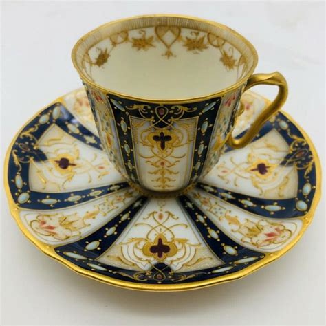 KPM Berlin Cup And Saucer Art Nouveau China Tea Cups Tea Cups