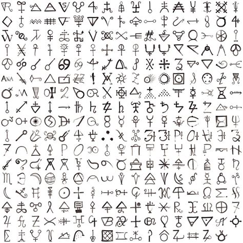Alchemical Symbols Collected By Wetdryvac On Deviantart