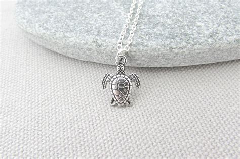 Turtle Necklace Turtle Pendant Etsy UK Gifts For Women Etsy