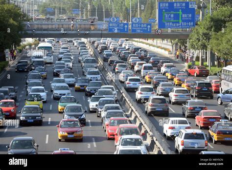 File Masses Of Vehicles Overcrowd A Road During Rush Hour In Beijing
