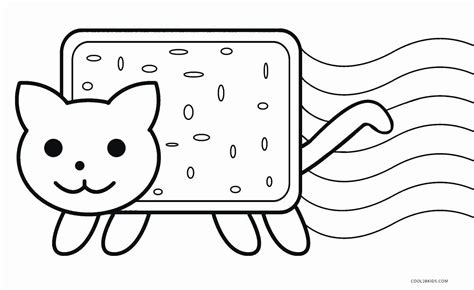 Nyan Cat Coloring Pages