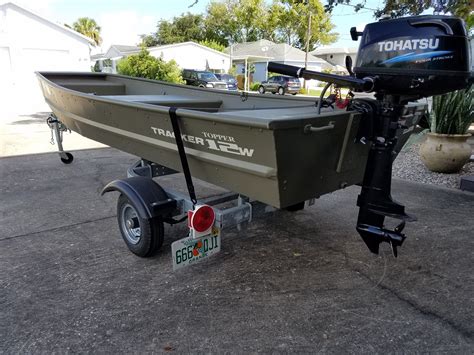 2017 12 Tracker Jon Boat Motor And Trailer — Florida Sportsman