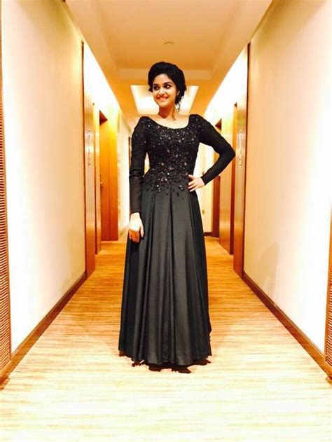 Indian Actress Keerthy Suresh Photos In Black Dress Cinehub