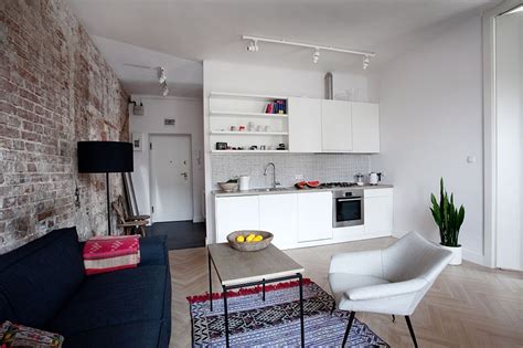Small Private Apartment In Warsaw Gets A Bright And ...