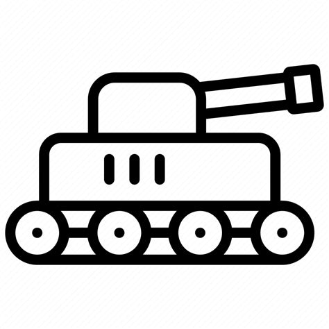 Military Tank Cannon War Army Icon Download On Iconfinder