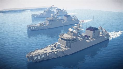 Minecraft Hayabusa Guided Missile Patrol Boat Tutorial Youtube