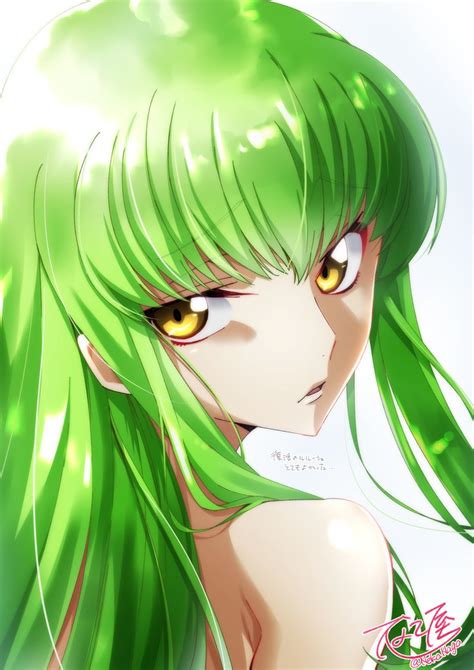 Artist Request Code Geass Anime Anime Green Hair