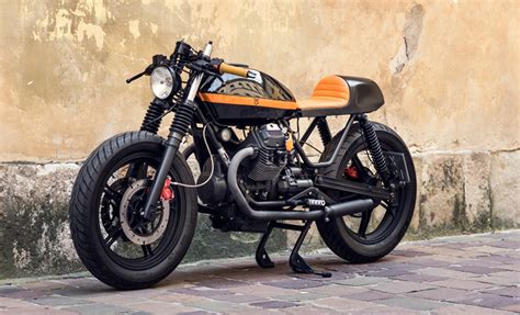 Thirty years ago, if you were looking for a powerful motorcycle to take you from one end of continental europe to the other, the moto guzzi 1000 sp. Moto Guzzi V65 Cafe Racer by Ventus Garage - BikeBound