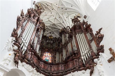 Organ At The Oliwa Cathedral In Gdansk Stock Image Image Of Place