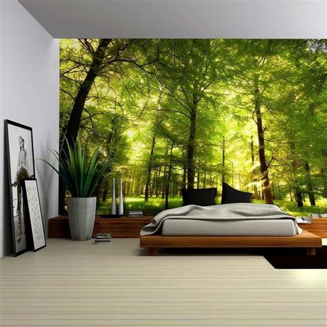 Wall26 Crowded Forest Mural Wall Mural Removable Sticker Home