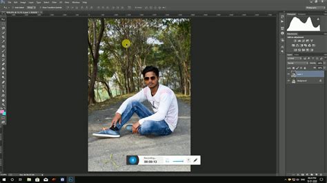 How To Change Background Color In Photoshop Cc Youtube