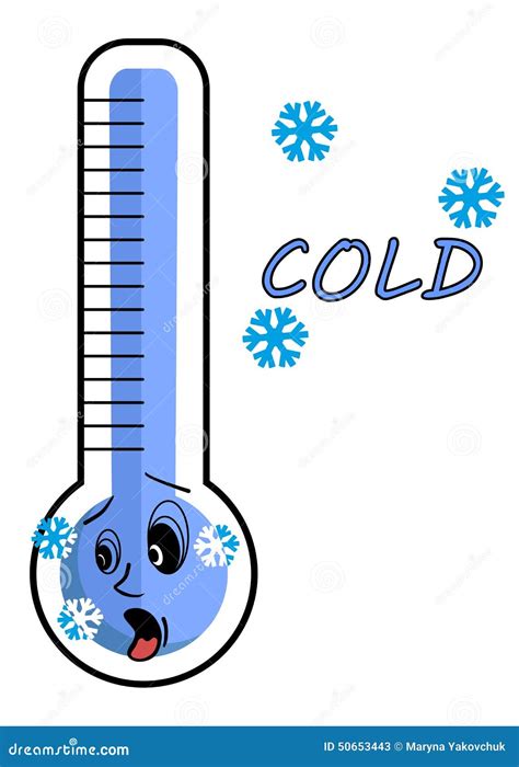 Cold Stock Vector Illustration Of Snow December Mercury 50653443