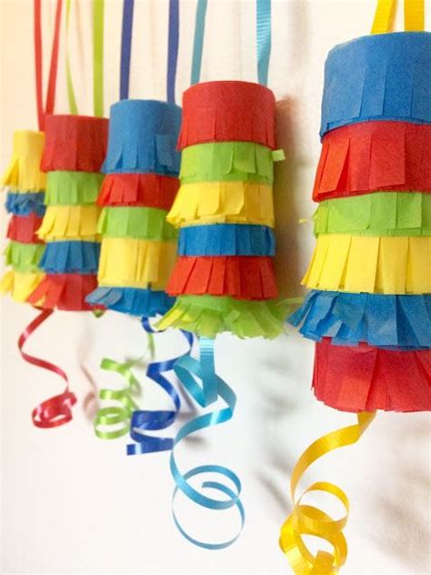 Cute Diy Pull Pinatas Made From Toilet Paper Rolls Fill With Candy Or