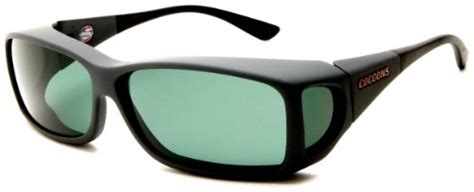 Cocoons Ml Wide Line Over Prescription Sunglasses Slate Frame Gray Lens One Size Sunglasses