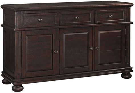 Most dining rooms can make good use of buffets and servers to store precious china and serveware. Gerlane Dark Brown Dining Room Server from Ashley (D657-60 ...