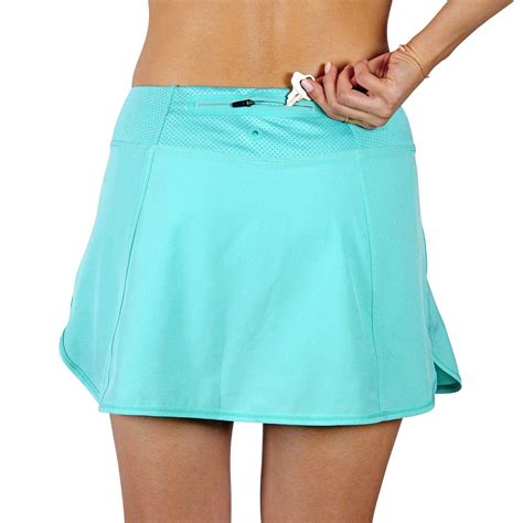 Running Skirt Workout Skort With Shorts And Zipper Pocket X31 Sports