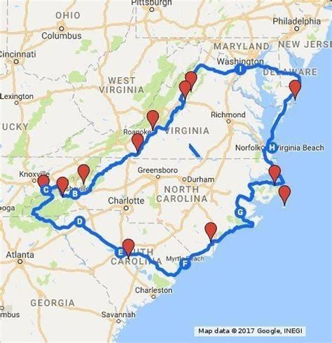 North Carolina Road Trip In 2020 Road Trip Road Trip Map Us Road Trip