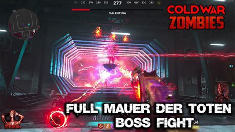 Full Mauer Der Toten Easter Egg Boss Fight Cold War Zombies YouTube