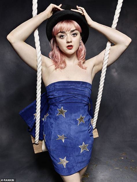 Gots Maisie Williams Shows Off Her Style Credentials In Quirky Shoot